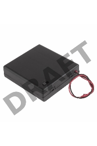 Батарейный отсек 4хАА (с проводами, закрытый)