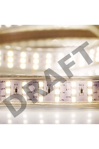 LED лента 220 В, 7.5x20 мм, IP67, SMD 2835, 276 LED/m, цвет свечения теплый белый, 50 м