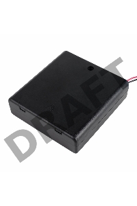 Батарейный отсек 4хАА (с проводами, закрытый)