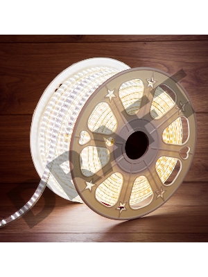 LED лента 220 В, 7.5x20 мм, IP67, SMD 2835, 276 LED/m, цвет свечения белый, 50 м