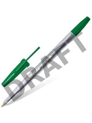 Ручка шариковая Universal CORVINA51 40163/04 прозрачный корпус зеленые чернила