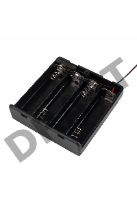 Батарейный отсек 4хАА (с проводами, закрытый)