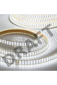 LED лента 220 В, 7.5x20 мм, IP67, SMD 2835, 276 LED/m, цвет свечения белый, 50 м