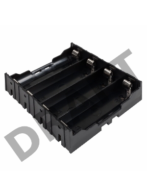 Батарейный отсек 4х18650 Li-ion (на плату)