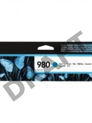 Картридж струйный HP D8J07A голубой для HP OJ Ent X585/X555 (6600стр.)