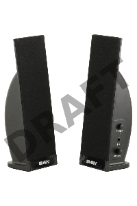 Колонки Sven 230 2.0 черный 4Вт