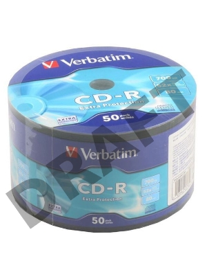 Диск CD-R Verbatim 700 Mb, 52x, Shrink (50), DataLife (50/600)