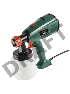 Распылитель краски Hammer Flex PRZ350 Краскопульт [215279] {350Вт 0-700 мл/мин 800мл вязкость 60 DIN}      