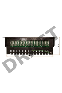 Патч-панель TWT (TWT-PP50TEL45) телефонная. 19