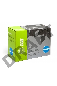 Тонер Картридж Cactus CS-C8061X черный для HP LJ 4100/ 4000/4050 (10000стр.)