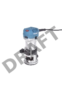 Фрезеры Makita RT0700CX2 Фрезер кромочный,{710Вт,10000-30000об\м,цанга-6-8мм,1.8кг,сум,прям направляющая,погруж и накл подошвы}