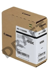 Картридж струйный Canon PFI-110 MBK 2363C001 черный матовый (160мл) для Canon TX-2000/TX-3000/TX-4000