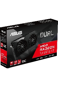 Видеокарта Asus PCI-E 4.0 DUAL-RX6650XT-O8G AMD Radeon RX 6650XT 8192Mb 128 GDDR6 2447/17500 HDMIx1 DPx3 HDCP Ret