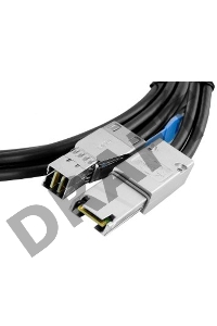 Кабель LSI CBL-SFF8644-8088-20M  (LSI00337) длина 2м,наконечники: SFF8644(контроллер)-SFF8088(внеш.устройство)