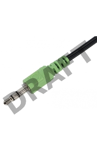 Наушники мониторы Oklick HP-M211V 1.8м черный проводные (оголовье)