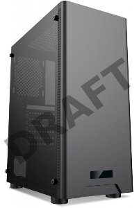 Корпус Formula CL-3301B TG черный без БП ATX 1x120mm 2xUSB2.0 1xUSB3.0 audio bott PSU