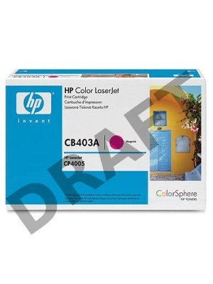 Тонер-картридж HP CB403A пурпурный для CP4005 7500стр.