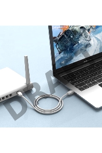 Патч-корд Vention прямой UTP cat.6, RJ45 - 2м. Серый