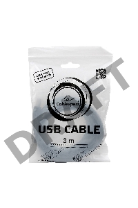 Кабель Gembird PRO CCF-USB2-AMAF-10 USB 2.0  3.0м AM/AF  позол.конт., фер.кол.,  пакет