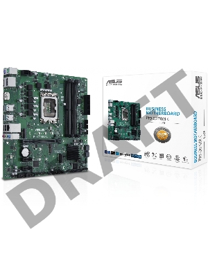 Материнская плата ASUS PRO Q670M-C-CSM, LGA1700, Q670, 4*DDR5, 2*DP+HDMI, SATA 6.0, M.2, RAID, USB 3.2*4, USB 2.0*2,  mATX; 90MB19E0-M0EAYC