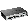 Коммутатор D-Link DGS-1100-10/ME/A2A Управляемый коммутатор 2-го уровня с 8 портами 10/100/1000Base-T и 2 комбо-портами 100/1000Base-T/SFP