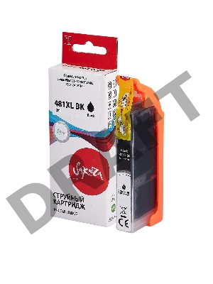 Струйный картридж Sakura 2047C001 (481XL Black) для Canon, черный, 12 мл., 2280 к.