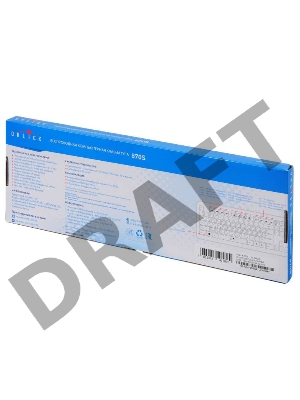 Клавиатура Oklick 870S черный USB беспроводная slim Multimedia