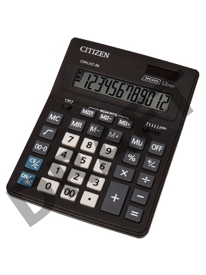Калькулятор настольный Citizen CDB1201BK черный 12-разр.