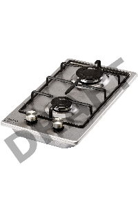 Газовая варочная поверхность KRONA PARTITA 30 IX Ширина, см:30, Количество зон нагрева:2