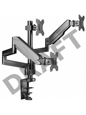 Кронштейн (держатель) ONKRON G280 для трех мониторов 13