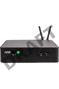 Неттоп Hiper M8 i5 11500/8Gb/SSD256Gb UHDG 630/DOS/черный