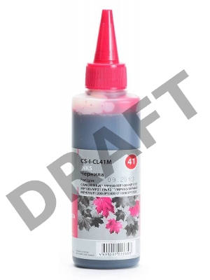 Чернила Cactus CS-I-CL41M пурпурный (100мл) Canon PIXMA MP150/MP160/MP170/MP180/MP210