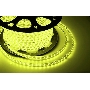 LED лента 220 В, 10х7 мм, IP67, SMD 2835, 60 LED/m, цвет свечения желтый, бухта 100 м