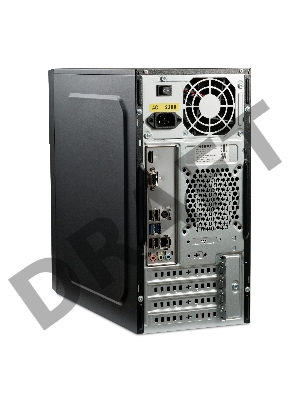 Персональный компьютер ПК NERPA BALTIC i342 MT MT Intel Core i3 10100(3.6Ghz)/8192Mb/256SSDGb/noDVD/war 1y/black/noOS + 450W, noKbd&m