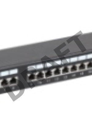 Патч-панель 1U кат.6 STP, 24 порта (IDC Dual), с кабельным органайзером ITK