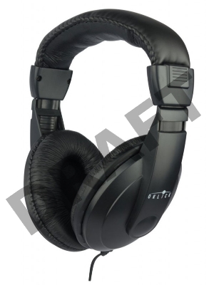 Наушники мониторы Oklick HP-M211V 1.8м черный проводные (оголовье)
