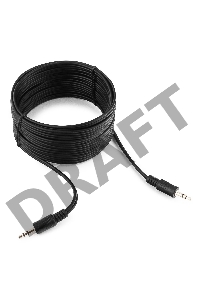 Кабель аудио Gembird, джек3.5 / джек3.5, 5.0м CCA-404-5M