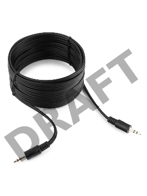 Кабель аудио Gembird, джек3.5 / джек3.5, 5.0м CCA-404-5M