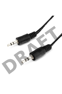 Кабель аудио Gembird, джек3.5 / джек3.5, 5.0м CCA-404-5M