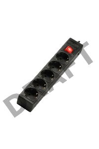Сетевой фильтр Sven Optima Base 3,0 м (5 розеток) черный 