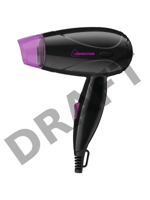 Фен HOMESTAR HS-8001, 1000 Вт