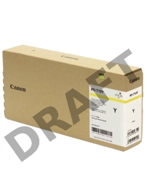 Картридж струйный Canon PFI-710 Y 2357C001 желтый (700мл) для Canon TX-2000/TX-3000/TX-4000