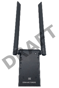 Сетевой адаптер WiFi Digma DWA-AC13002E AC1300 USB 3.0 (ант.внеш.съем) 2ант. (упак.:1шт)