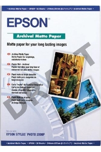 Фотобумага EPSON Архивная Матовая, 192г/м2, A3+(32,9X48,3)/50л.