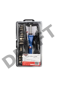 Набор паяльник-выжигатель REXANT/19 насадок/ ПРОФИ 220V/30 Вт /ZD-972A/ 12-0183-1