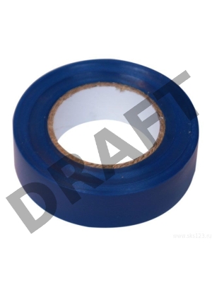 Изолента Iek UIZ-13-10-K07 0,13х15 мм синяя 20 метров ИЭК