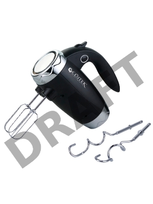 Миксер Centek CT-1115 (черный/хром) 350Вт