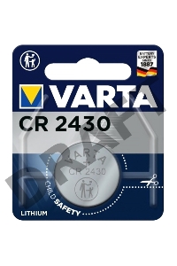 Батарейка Varta ELECTRONICS CR2430 BL1 Lithium 3V (6430) (1/10/100)