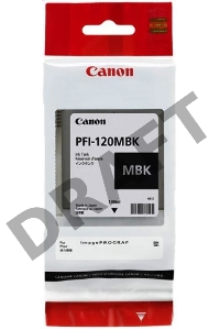 Картридж струйный Canon PFI-120 MBK 2884C001 черный матовый (130мл) для Canon Canon imagePROGRAF TM-200/205