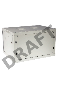 Шкаф настенный серии Pro, 9U 600x450, стеклянная дверь